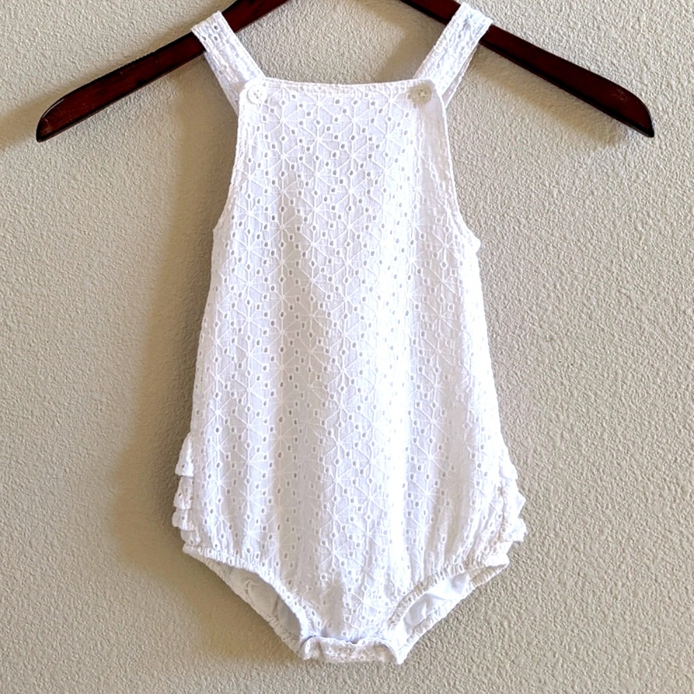 OshKosh white eyelet romper